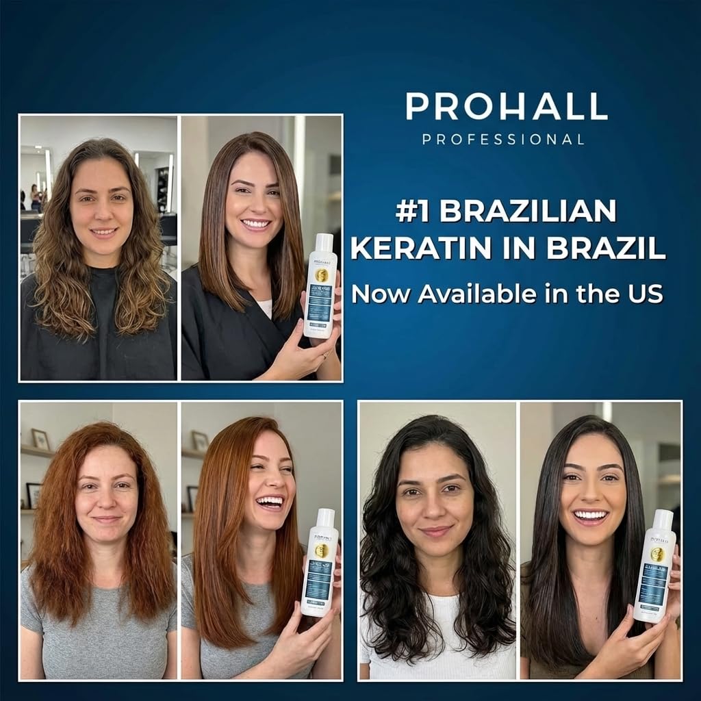 Prohall Select One hair smoothing bottle label