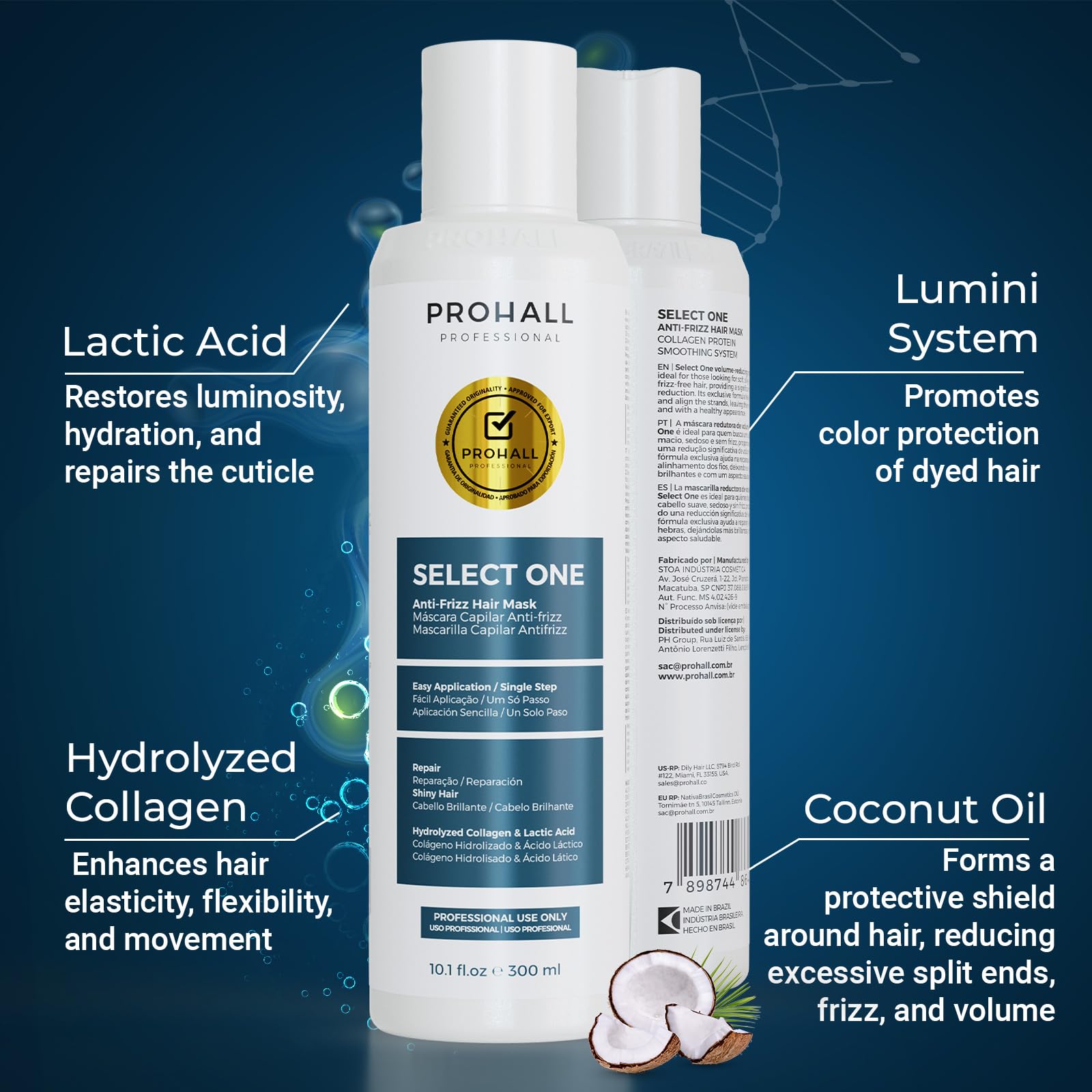 Authentic Prohall Select One hair care product