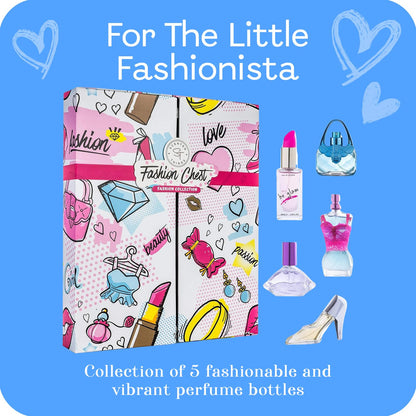 Scented Things child safe fruity body spray set for teenagers arranged against a clean decorative backdrop.