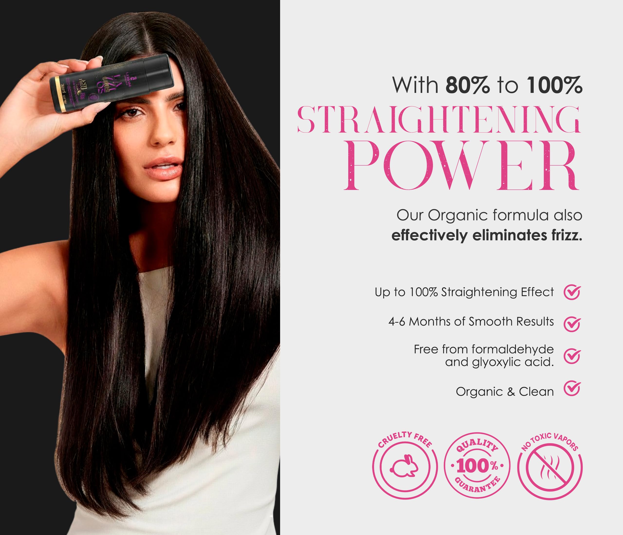Lazzios professional Brazilian smoothing treatment packaging