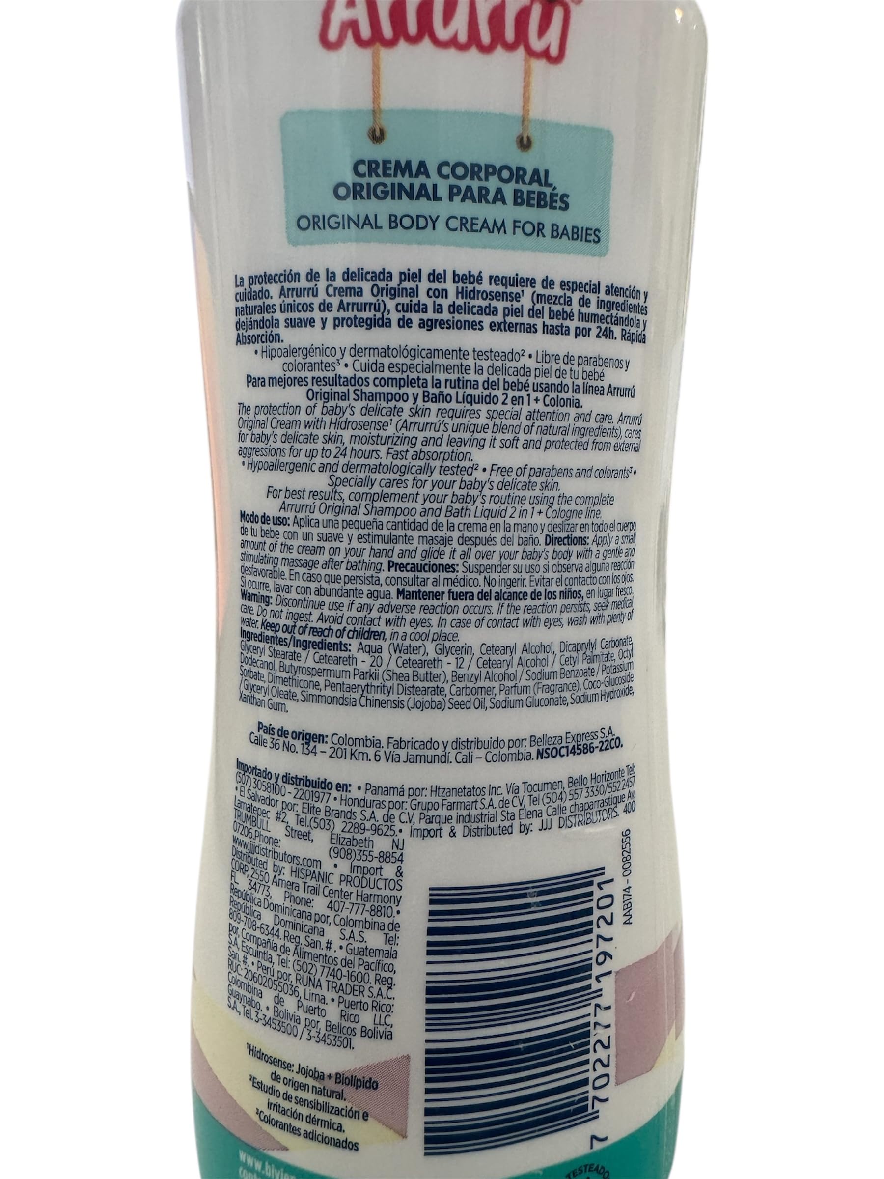 Arrurru Naturals Colonia Original Rosada bundle for gentle baby grooming