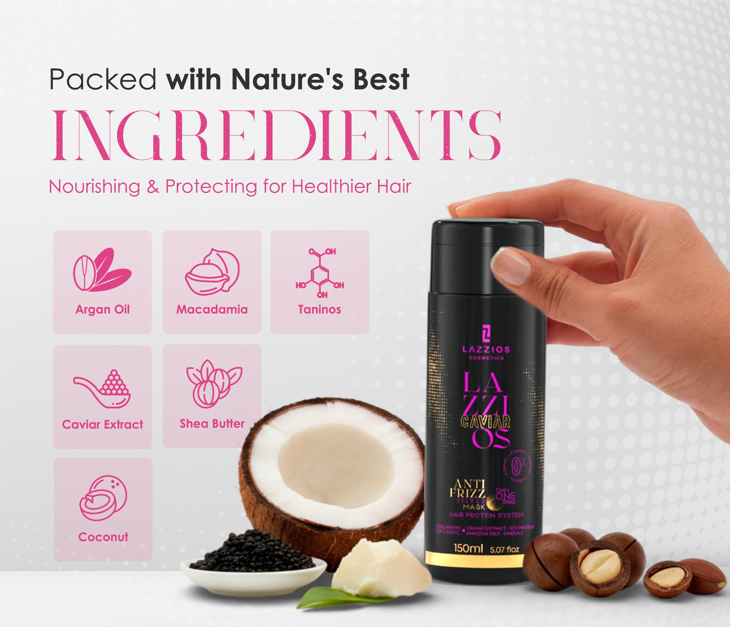 Formaldehyde-free hair protein treatment by Lazzios