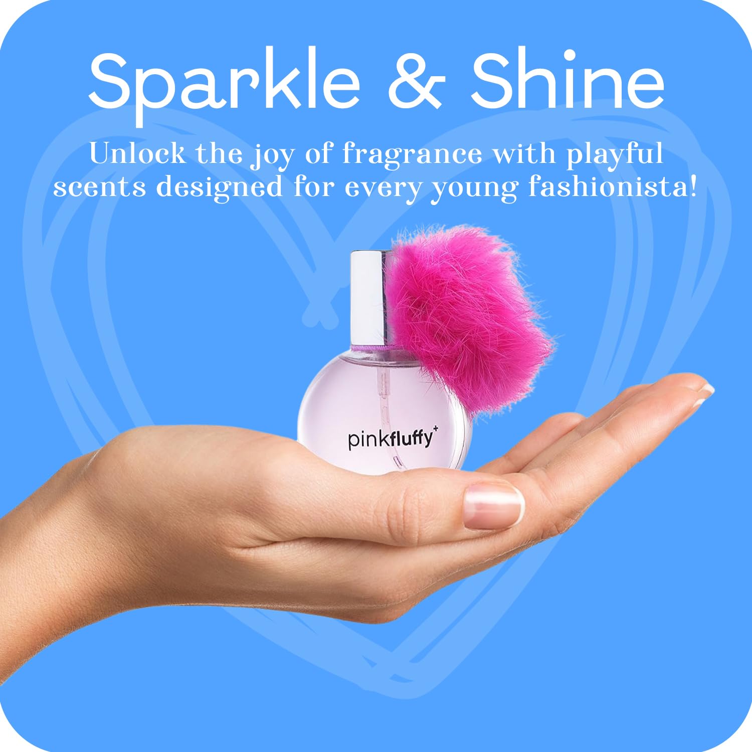 Scented Things kid girl body spray perfume bottles displayed together showing round glass design.
