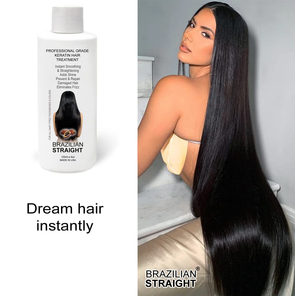 Real Brazilian Straight 8 fluid ounce kit for frizzy hair