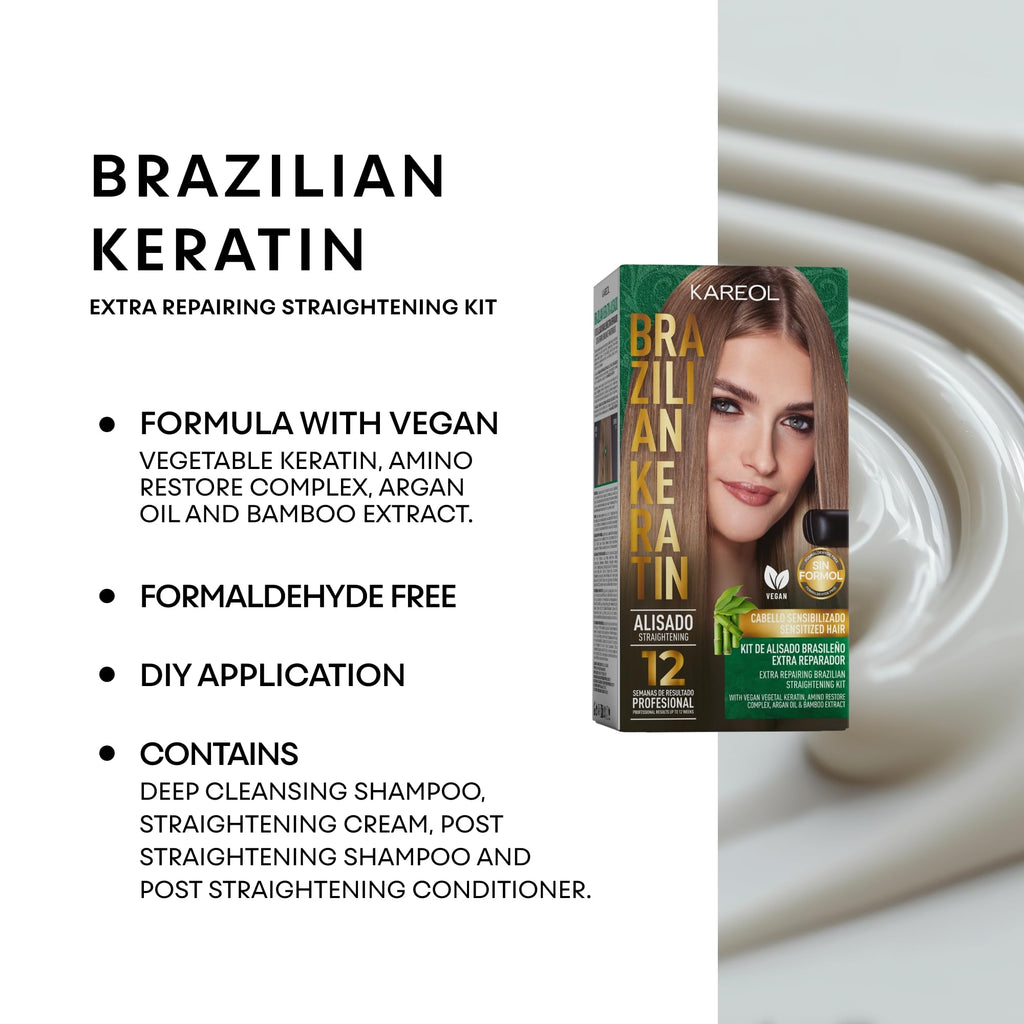 Step-by-step usage guide for Kareol Brazilian Keratin hair treatment kit