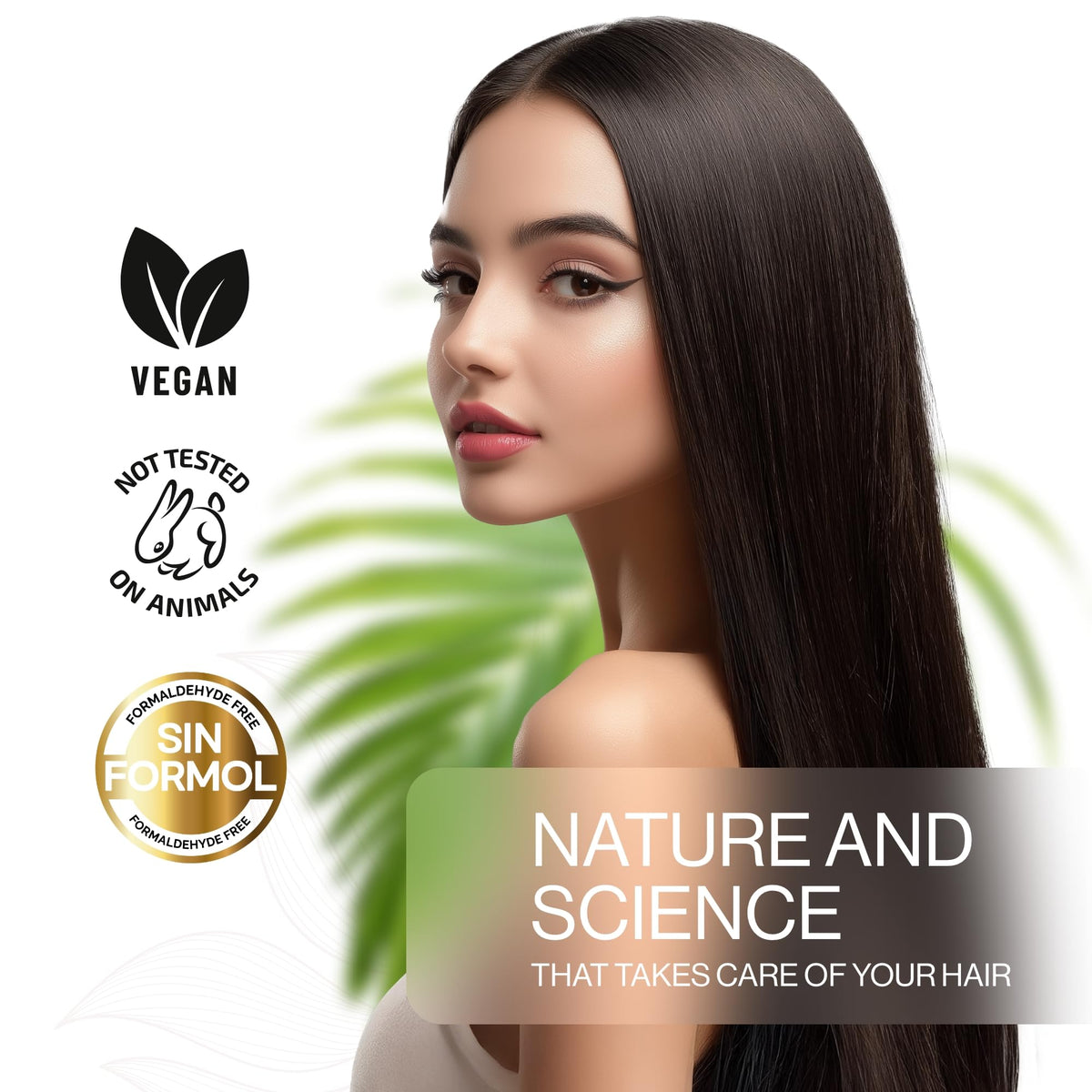 Back of pack information for Kareol Extra Repairing Brazilian Keratin Kit