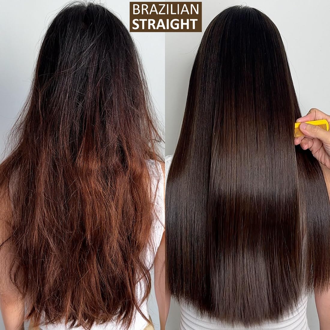 Professional keratin treatment kit for home use