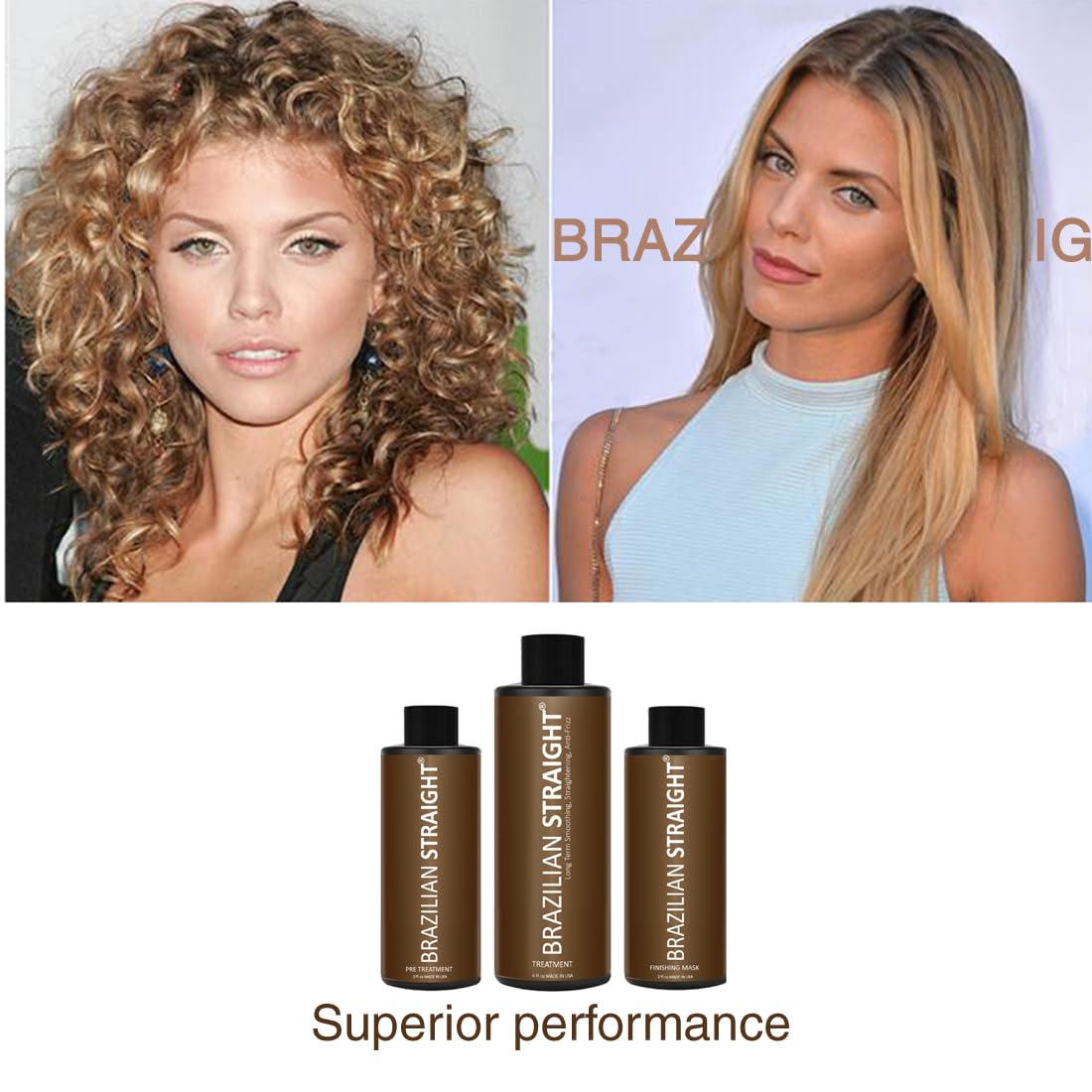 Authentic USA imported hair straightening treatment set