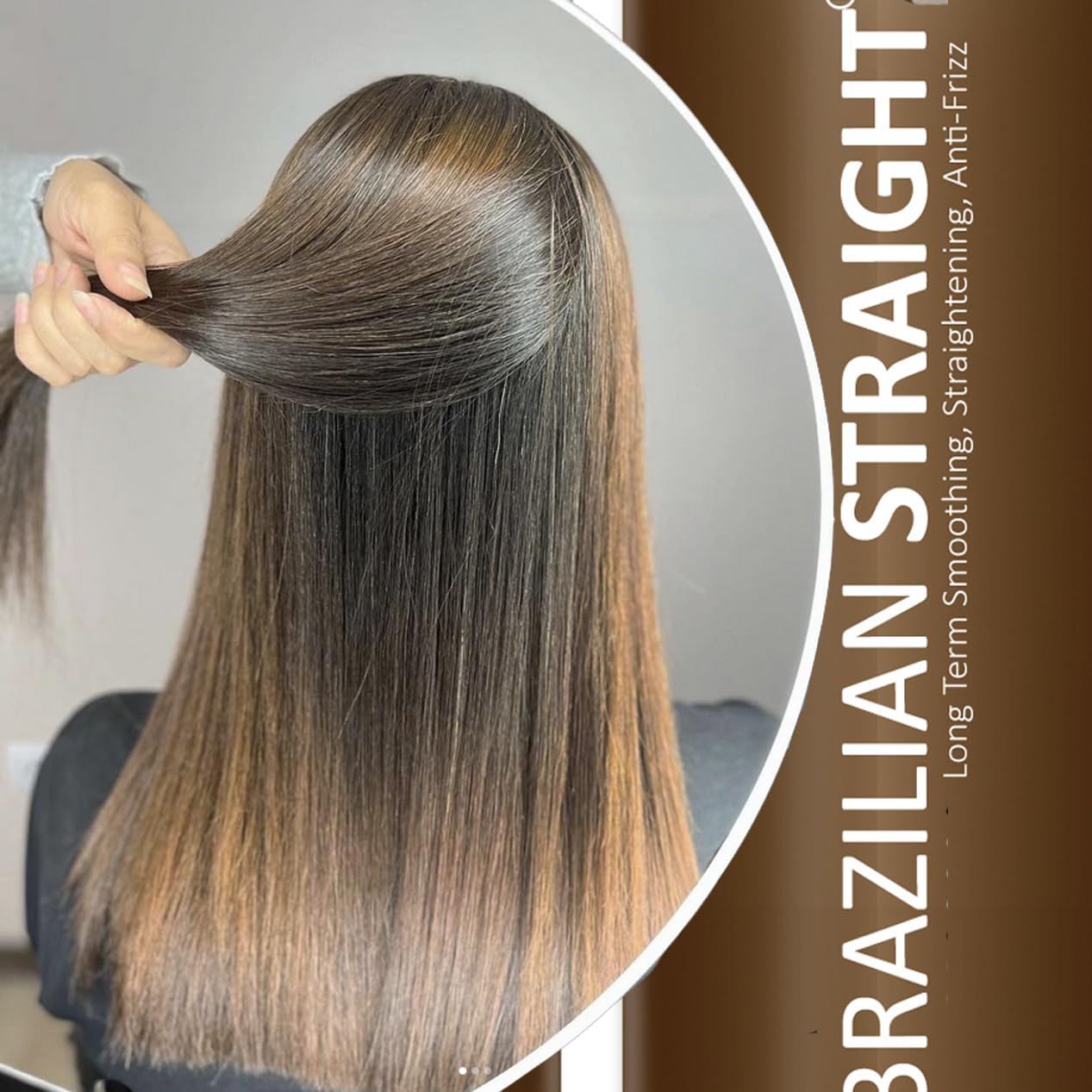 Brazilian Straight keratin system for all hair types