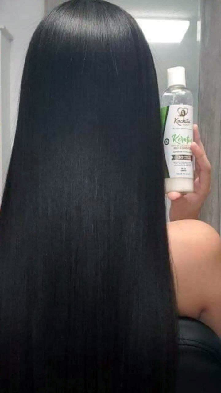 Formaldehyde-free hair straightening treatment for home use