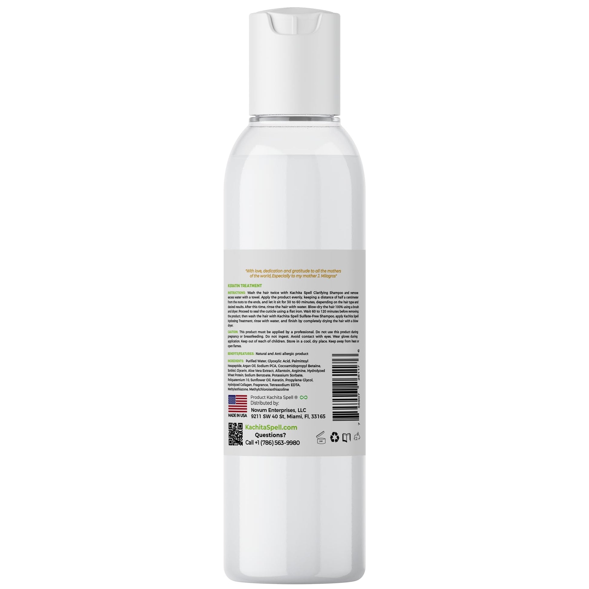 Hair repair and straightening formula by Kachita Spell