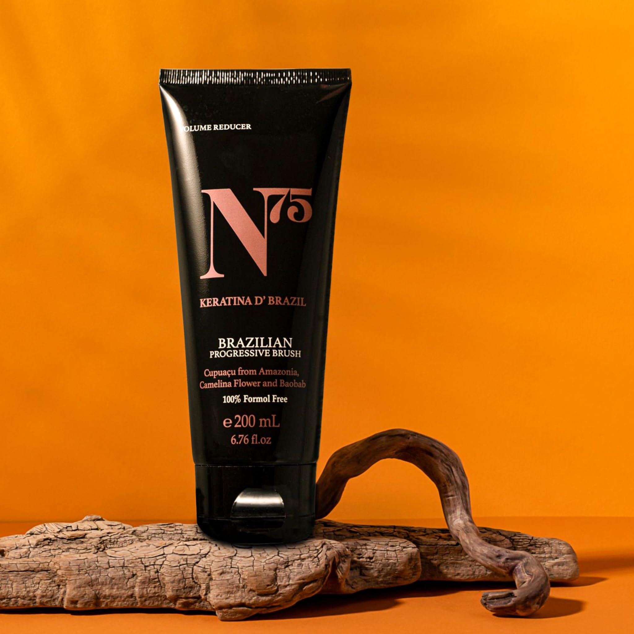 N75 formaldehyde-free Brazilian straightening treatment bottle