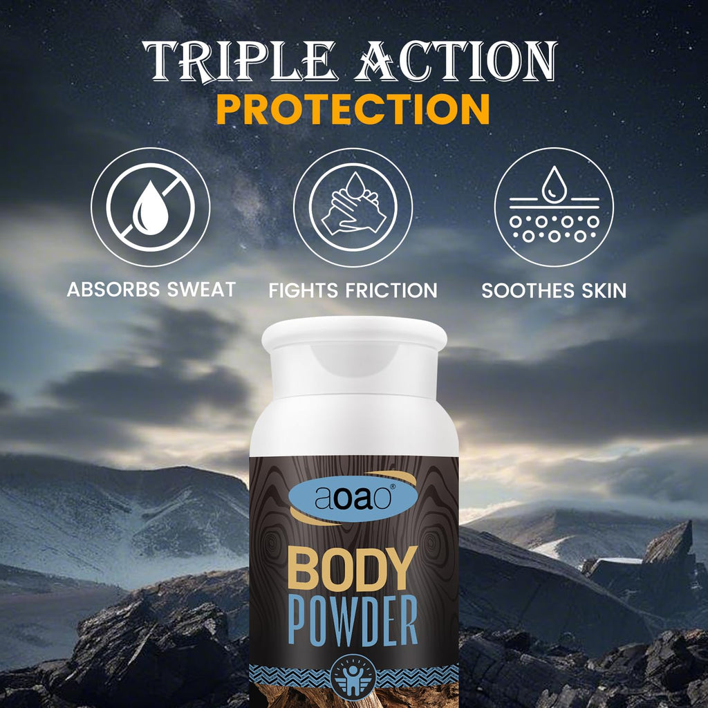 Premium imported USA body powder for gym and sports sweat protection