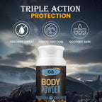 Premium imported USA body powder for gym and sports sweat protection