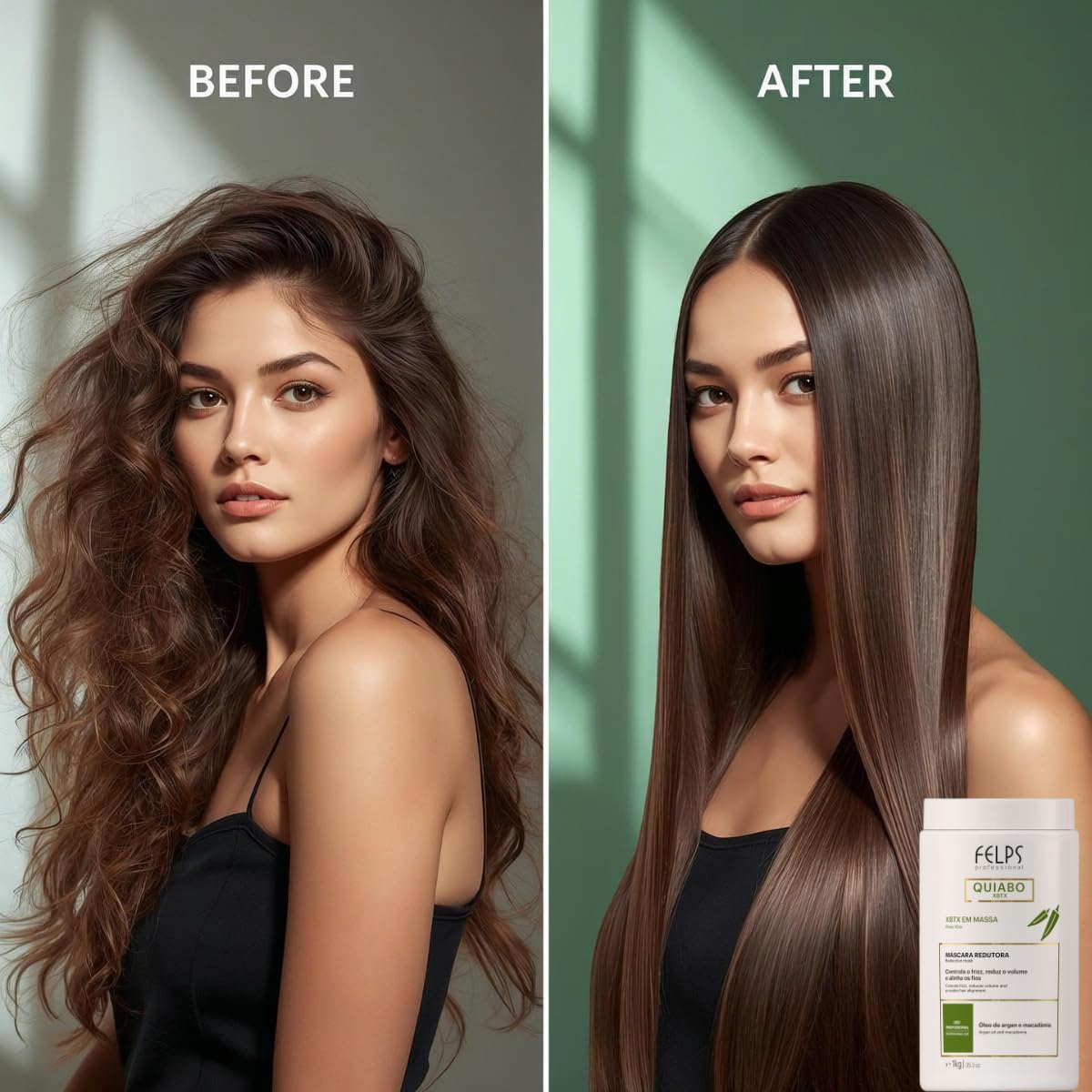 Felps Professional Brazilian hair botox mask packaging
