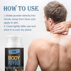 AOAO 100g travel size personal care dusting powder packaging close up