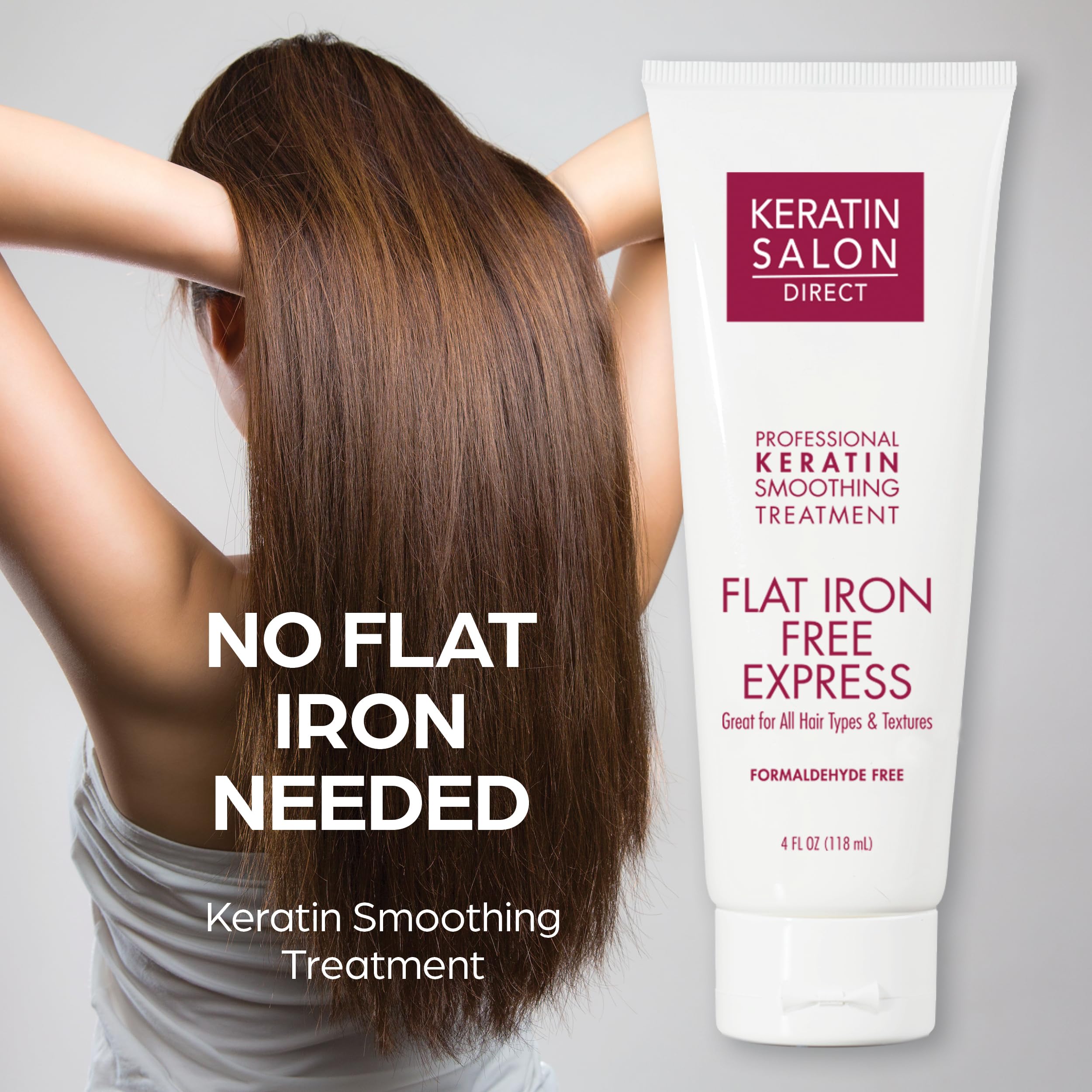 Authentic Keratin Salon Direct smoothing cream packaging