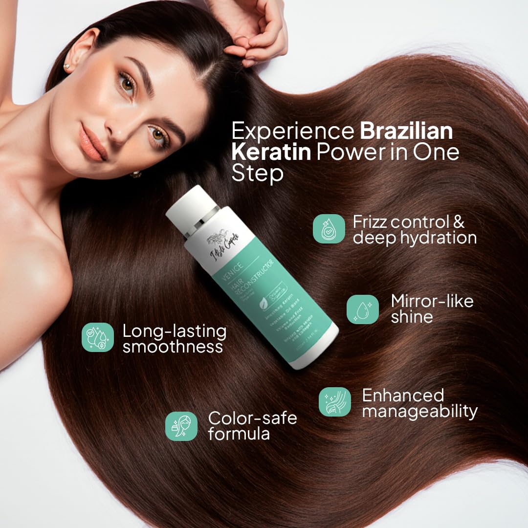I Belli Capelli Venice hair smoothing cream label