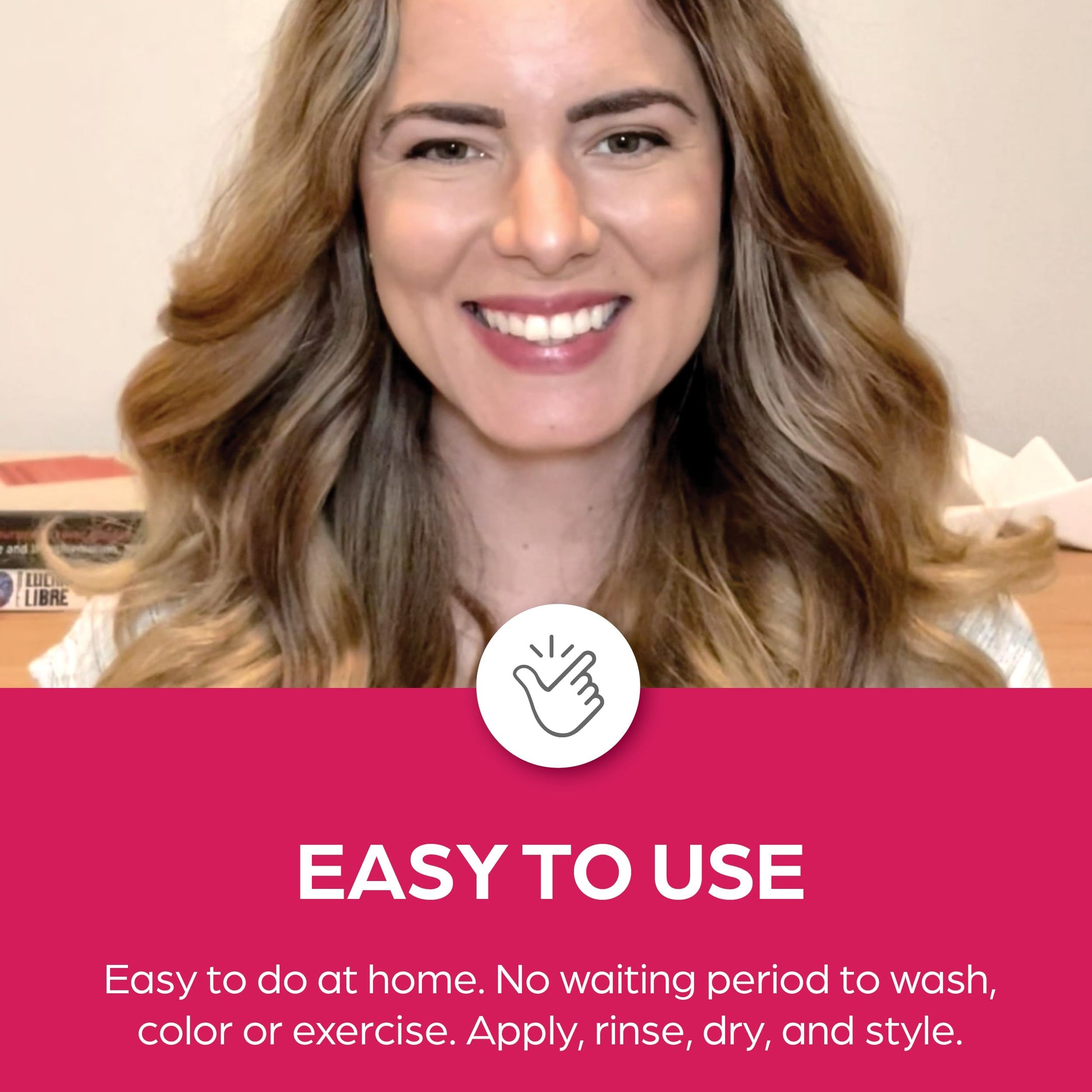 Keratin Salon Direct hair care product branding details