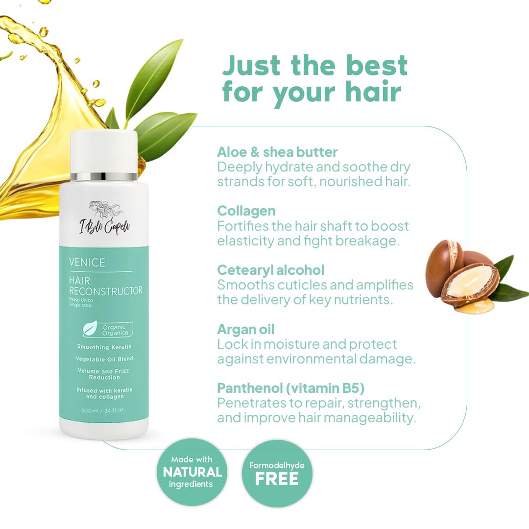 Formaldehyde free Brazilian keratin hair reconstructor