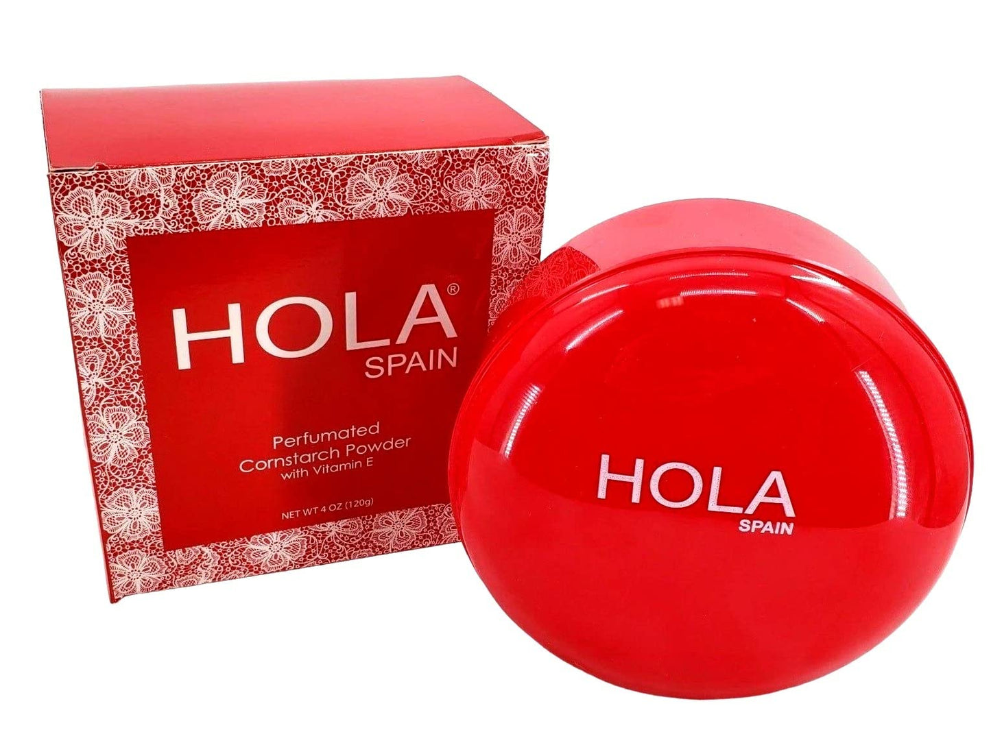 Talc-free body powder by Incokensa showcasing the travel-friendly compact container design