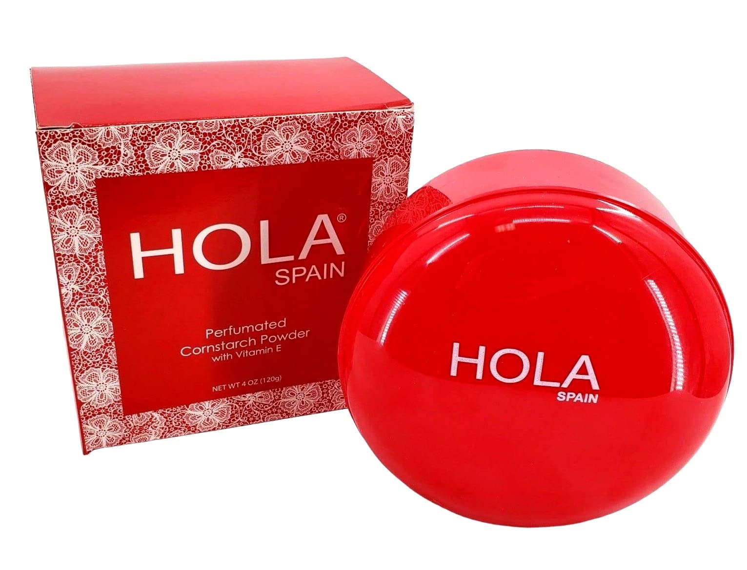 Talc-free body powder by Incokensa showcasing the travel-friendly compact container design
