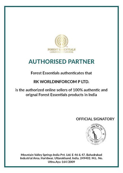 Luxury Indian beauty brand Forest Essentials organic body powder for fresh and matte skin