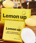 Talc free body powder with premium soft puff for smooth body application.
