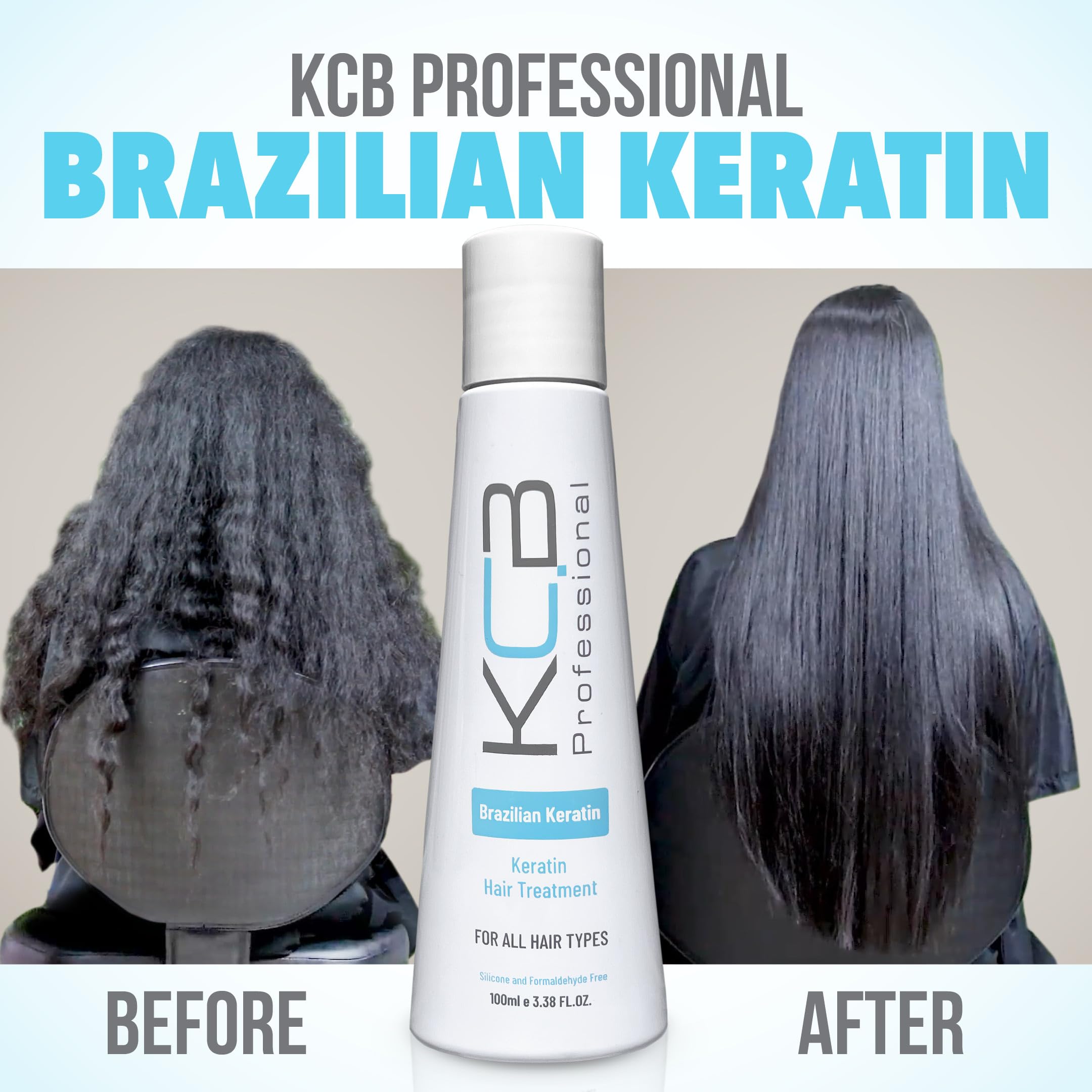KCB Professional 1 Step Keratin Treatment bottle label details