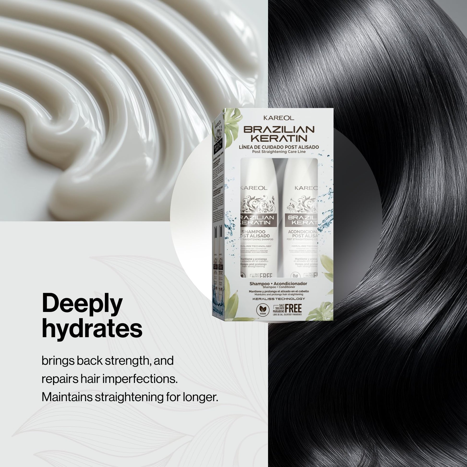 Kareol hair care professional kit set for chemically treated hair