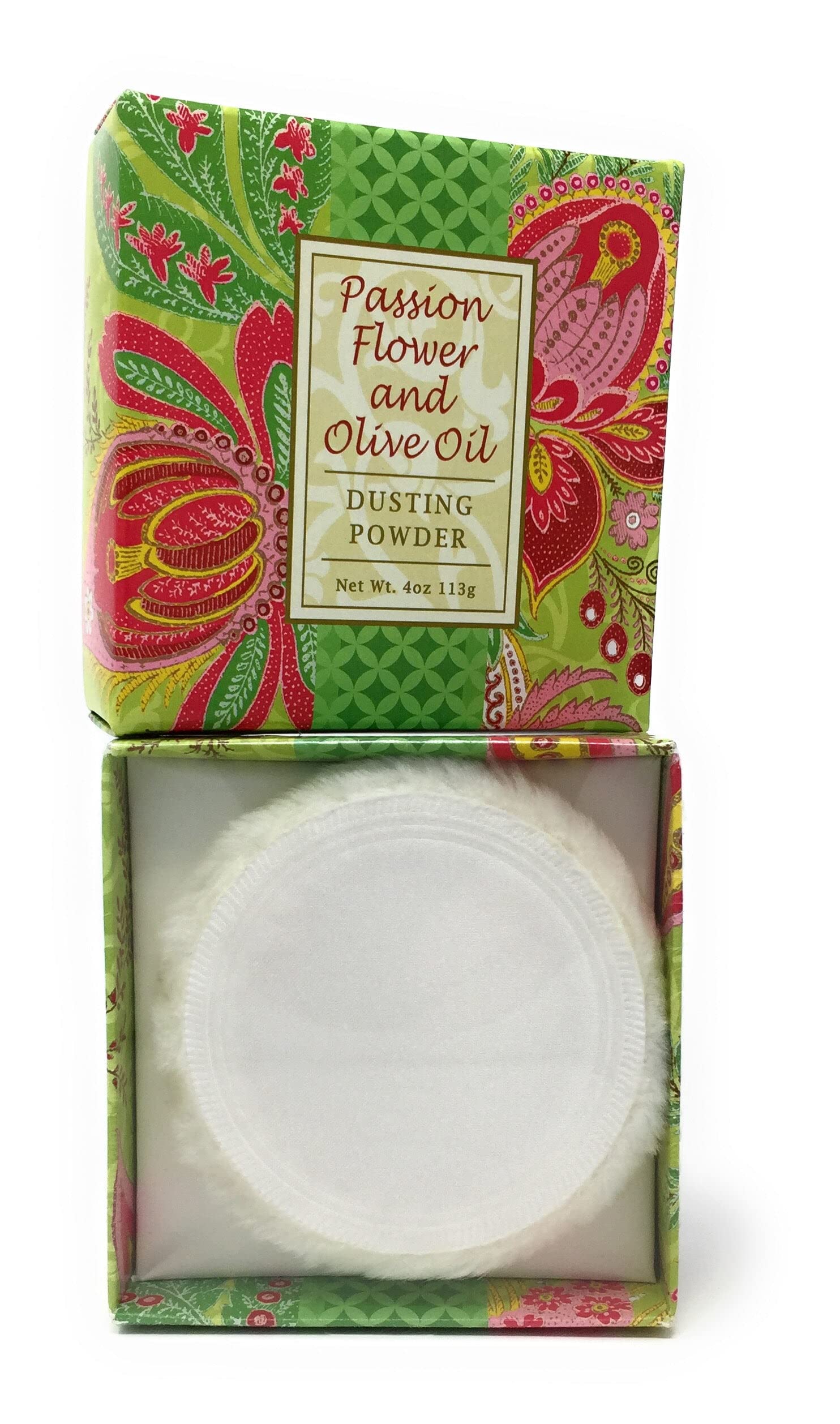 Greenwich Bay Trading Co four ounce botanical collection dusting powder display