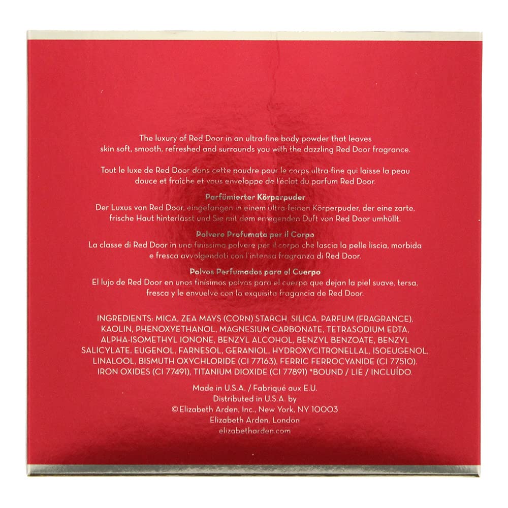 Premium Elizabeth Arden floral fragrance body powder base view