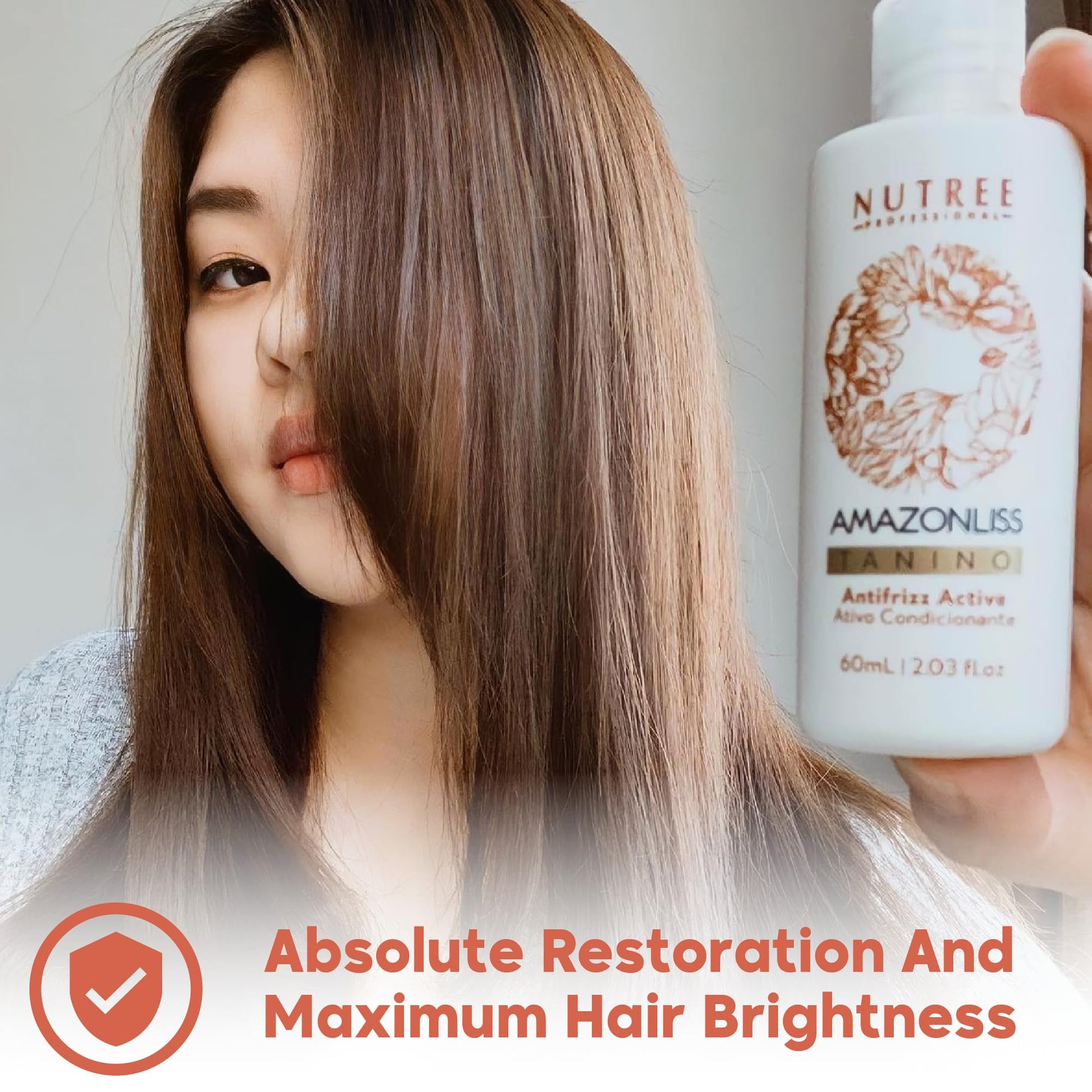 Professional hair smoothing treatment by Amazonliss