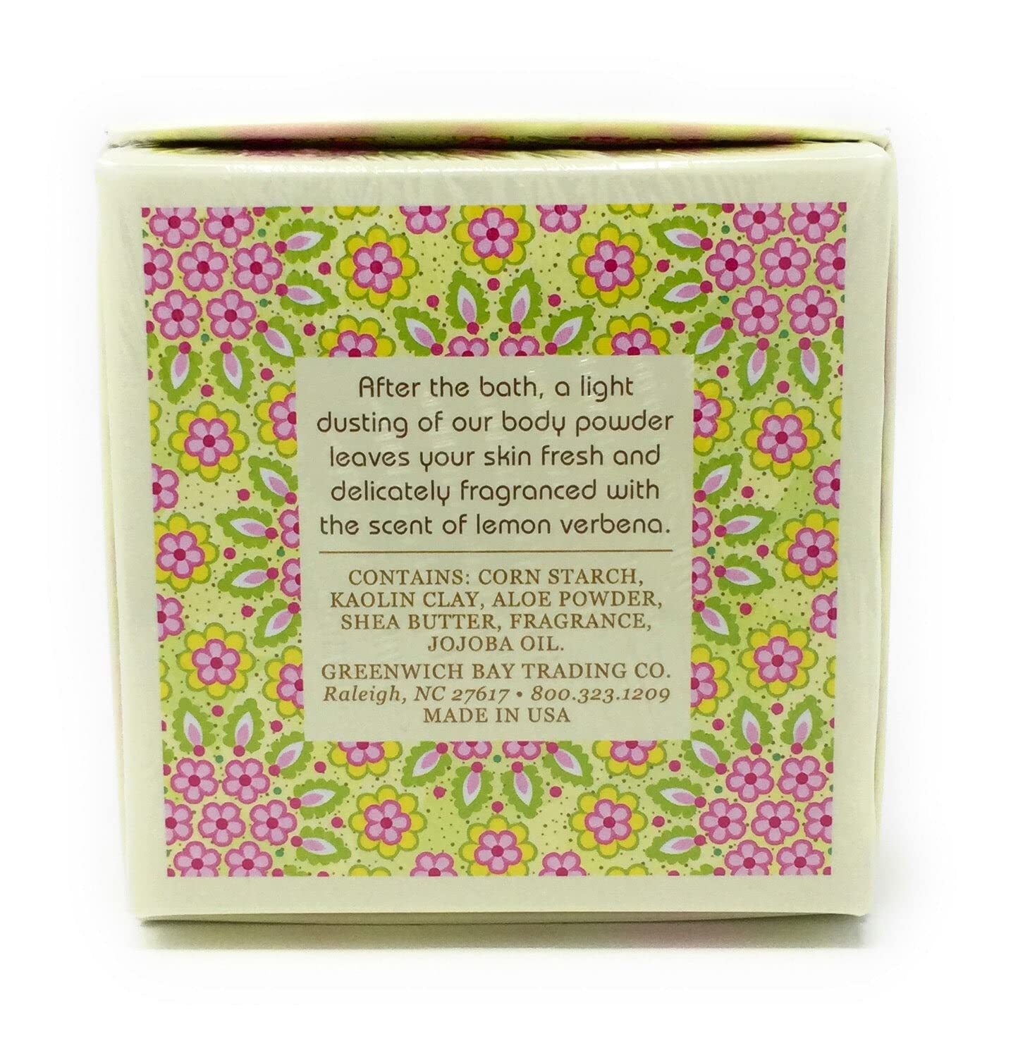 Greenwich Bay luxury body powder 4 Ounce container with soft applicator puff