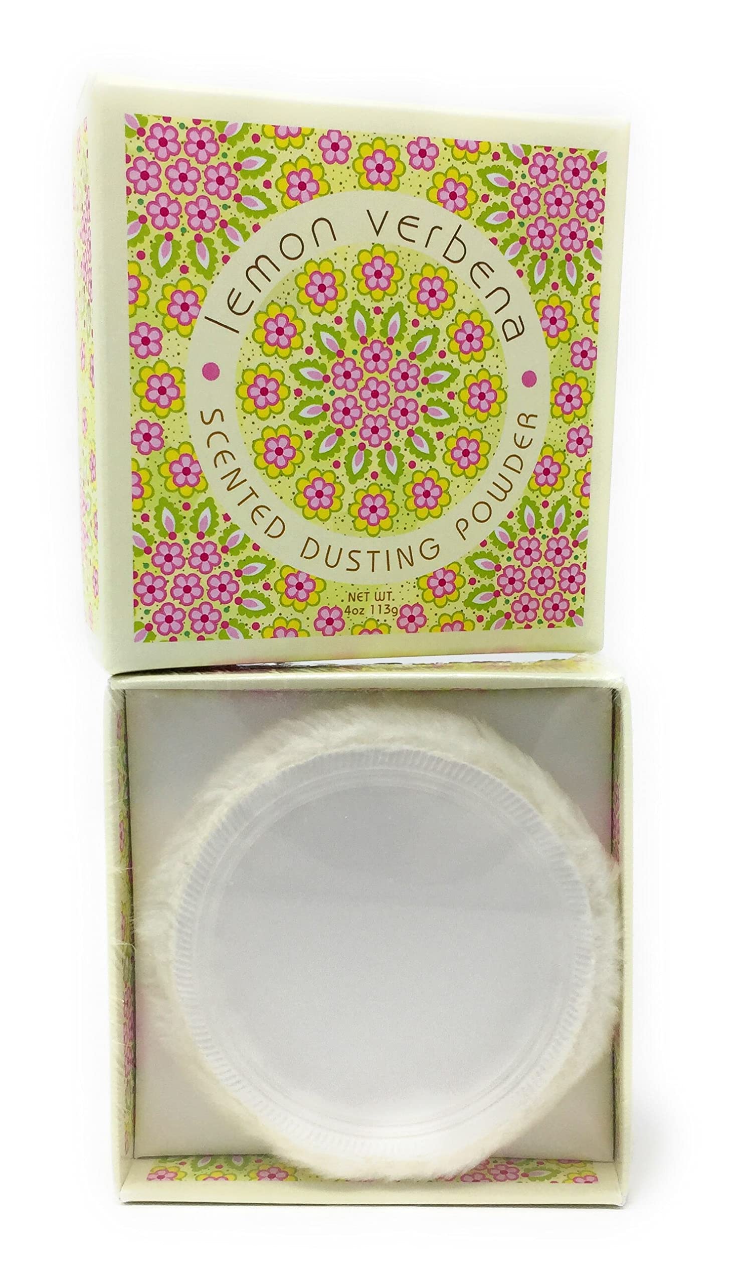 USA imported Greenwich Bay Lemon Verbena scented dusting powder in premium gift box