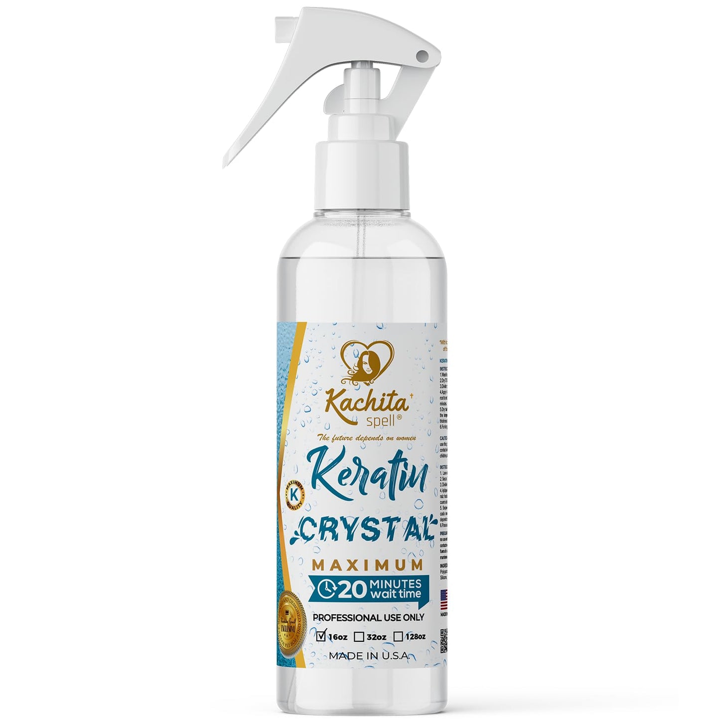 Authentic Kachita Spell keratin treatment packaging details