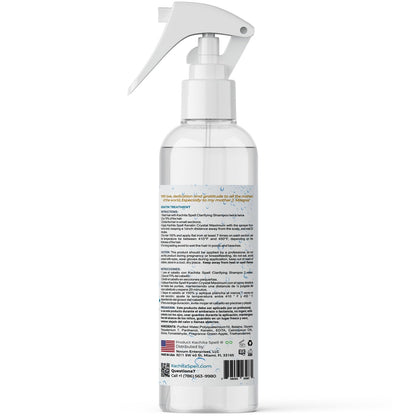 Professional hair smoothing treatment spray bottle