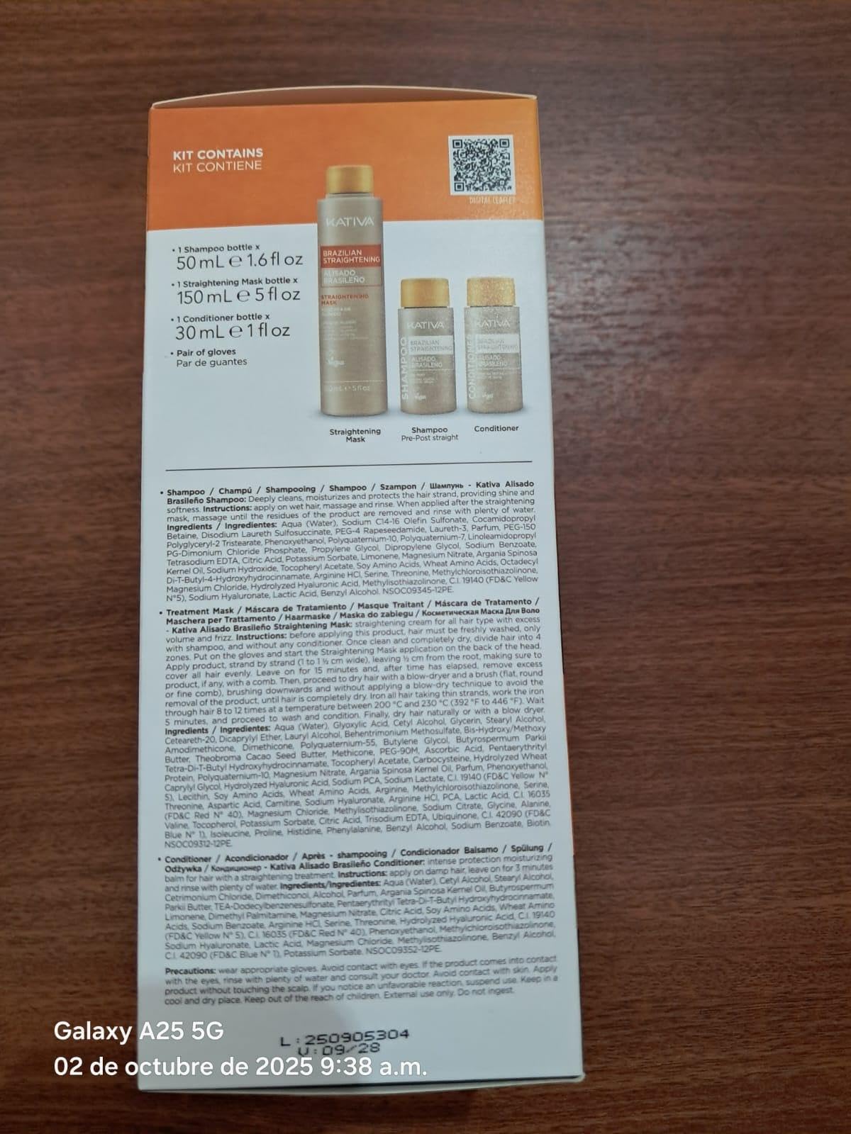 Kativa salon quality hair straightening at home