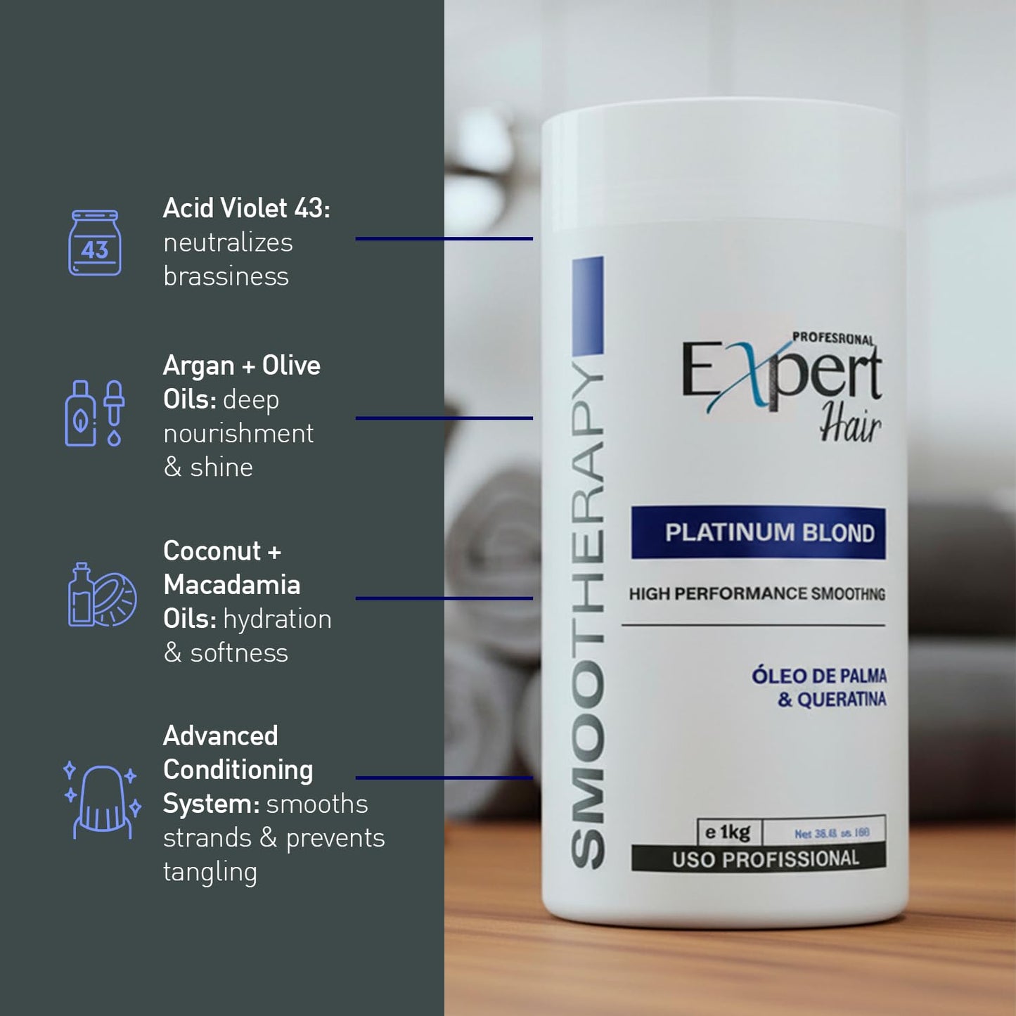 Expert Hair Bio Protein treatment for sleek hair