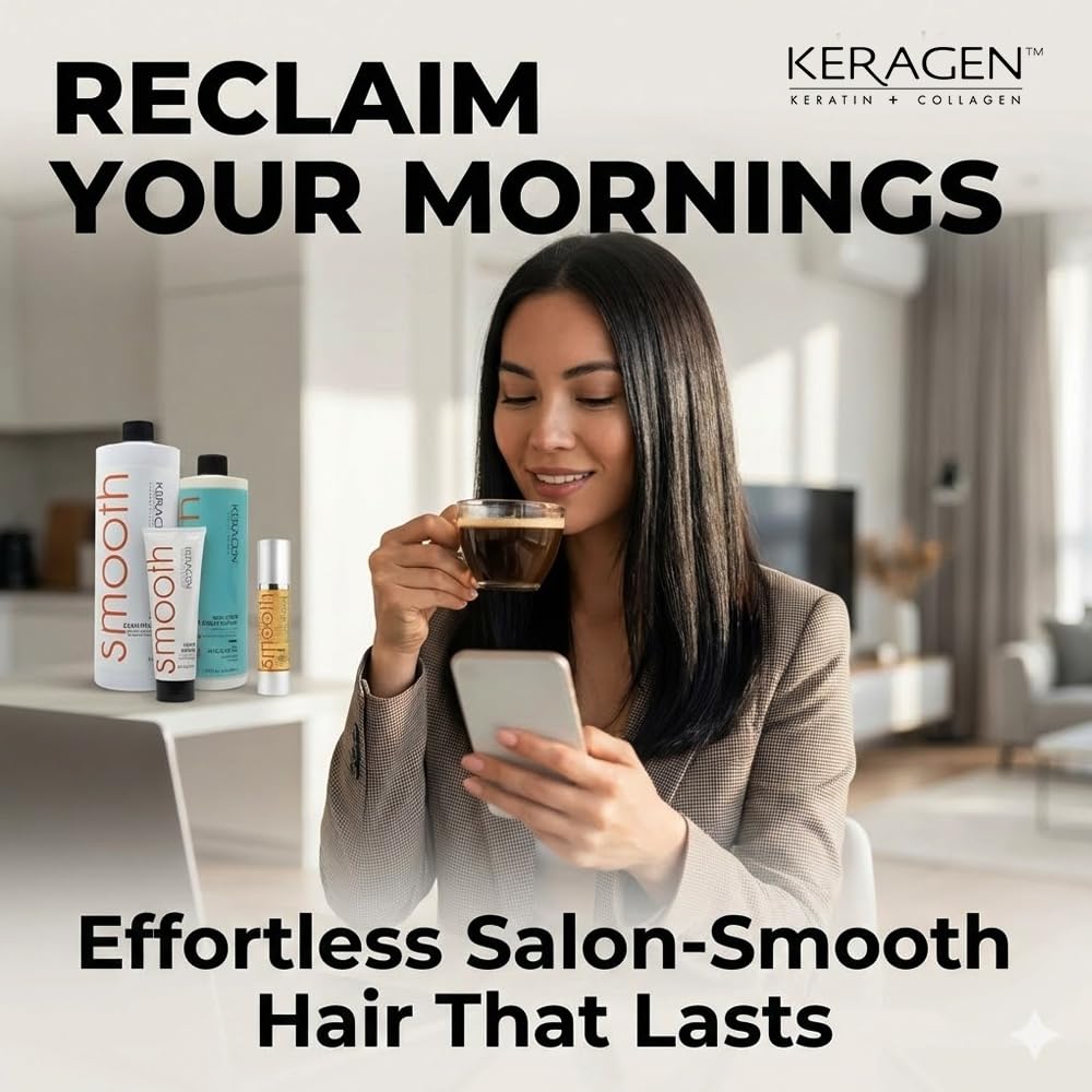 Product texture preview of Keragen Brazilian smoothing treatment