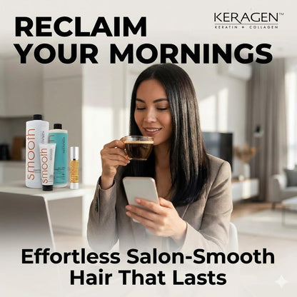 Product texture preview of Keragen Brazilian smoothing treatment