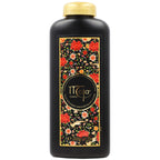 Maja body powder twin pack showing product dimensions and classic oriental scent labeling.
