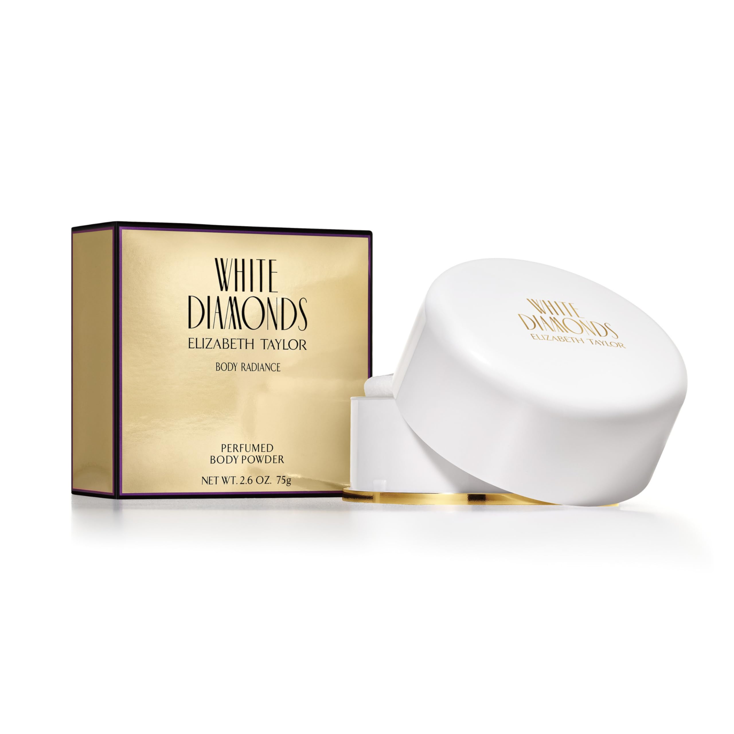Scented dusting powder for women with premium plush application puff