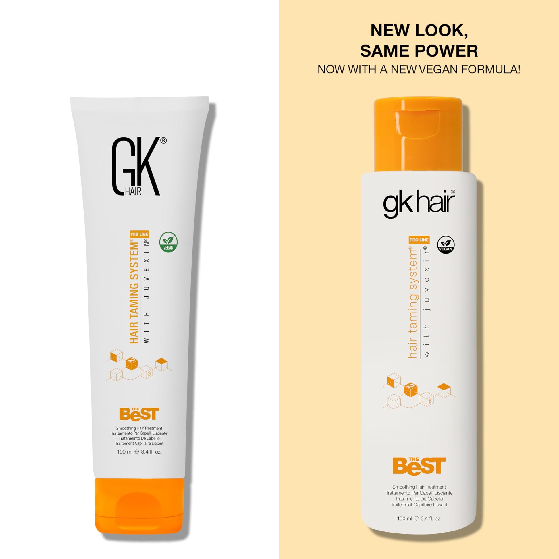 GK Hair 100ml professional smoothing treatment packaging