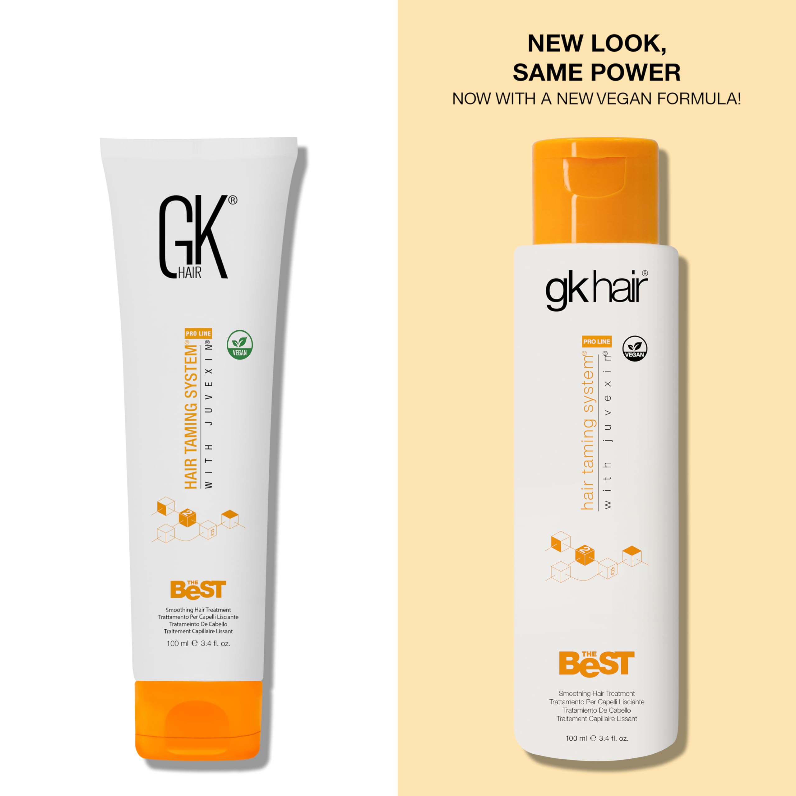 GK Hair 100ml professional smoothing treatment packaging