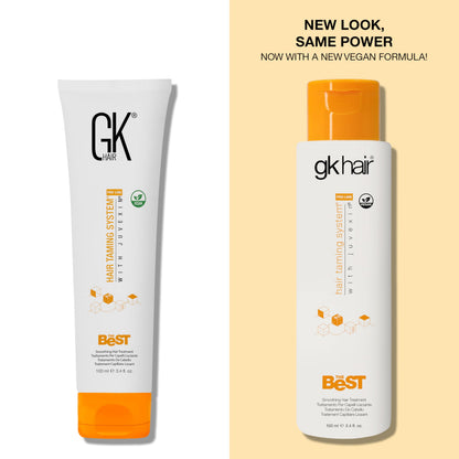 GK Hair 100ml professional smoothing treatment packaging