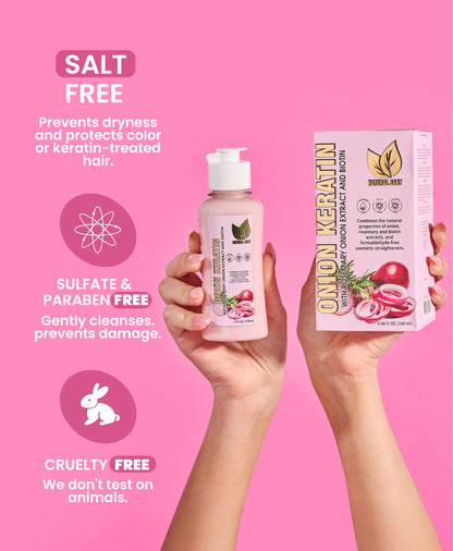Natural Sant keratin duo for dry and damaged hair