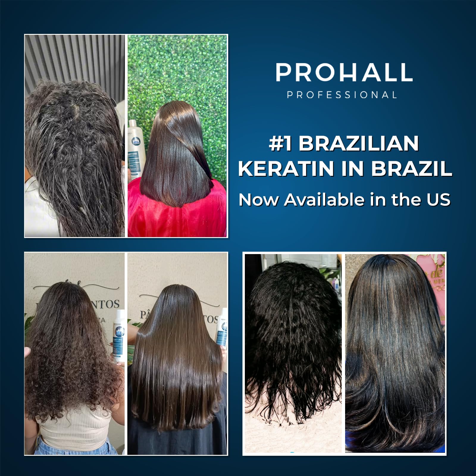 Prohall Keratin hair smoothing complex packaging details