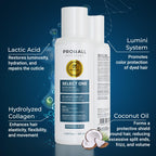 Prohall Select One professional hair treatment close up