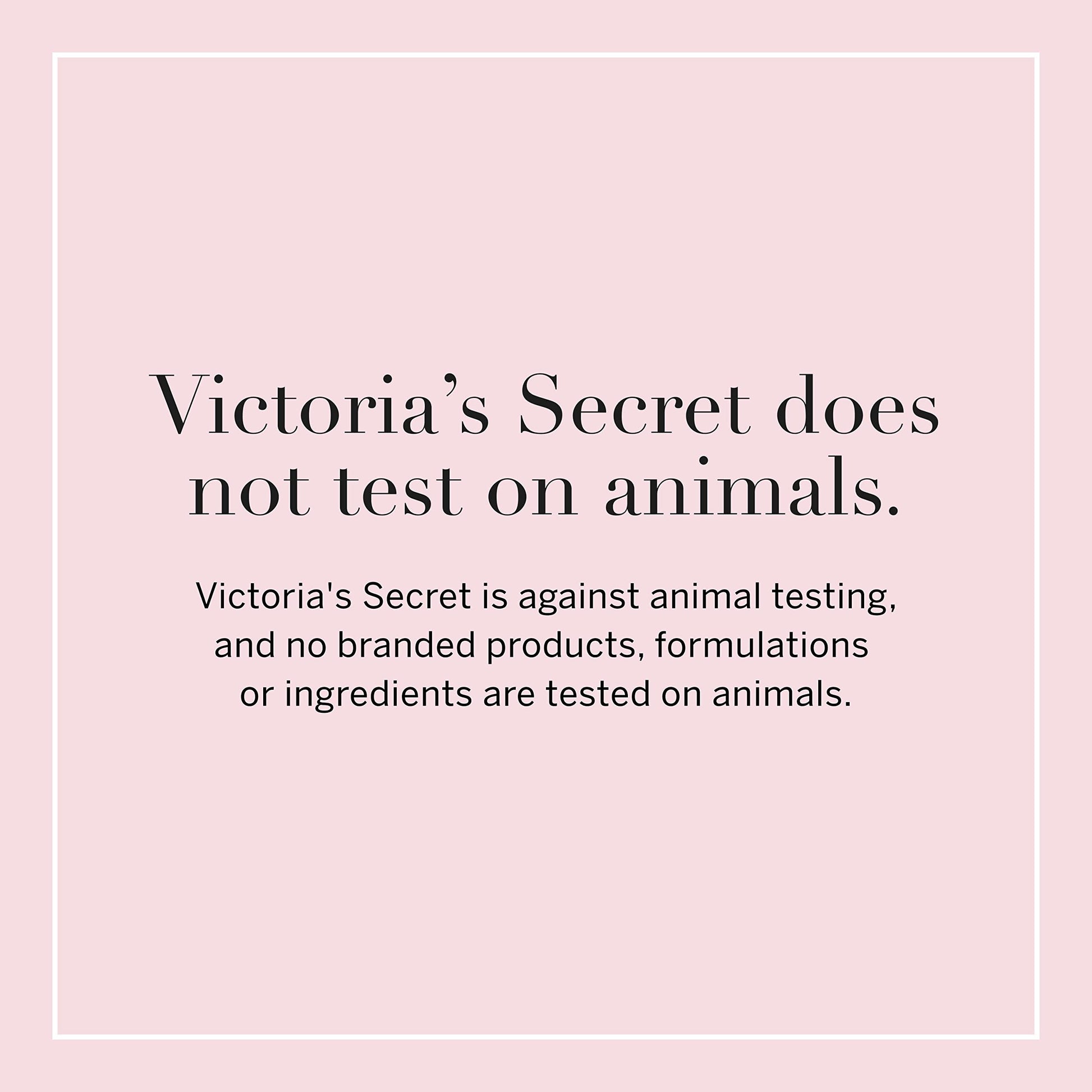 Victoria's Secret Bare Vanilla packaging back details and size specifications